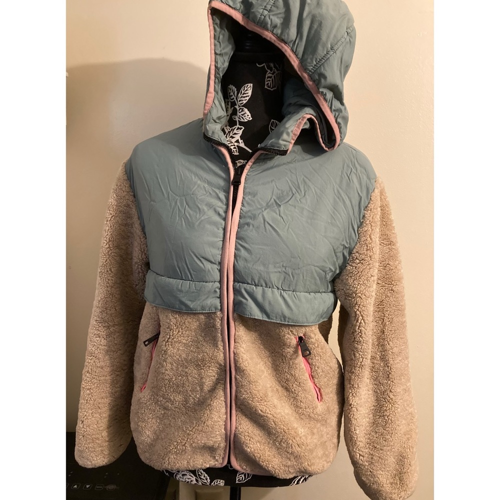 ZARA GIRL COMBINATION FLEECE SPORTY JACKET - Picture 3 of 10